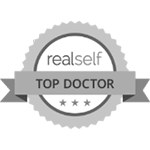 RealSelf-mono Grey badge Academic leaders