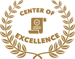 Center of Excellence – Badge for Vein Treatment Clinic