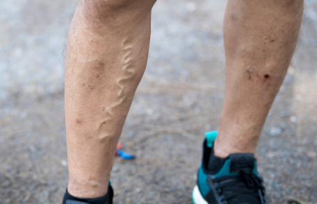 Legs with vein condition