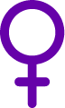 50% of woman icon
