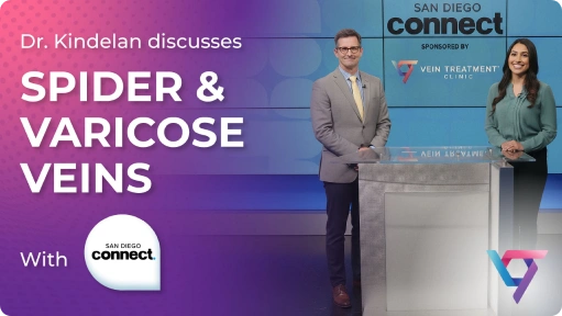 Dr. Kindelan discusses Spider & Varicose Veins on San Diego Connect