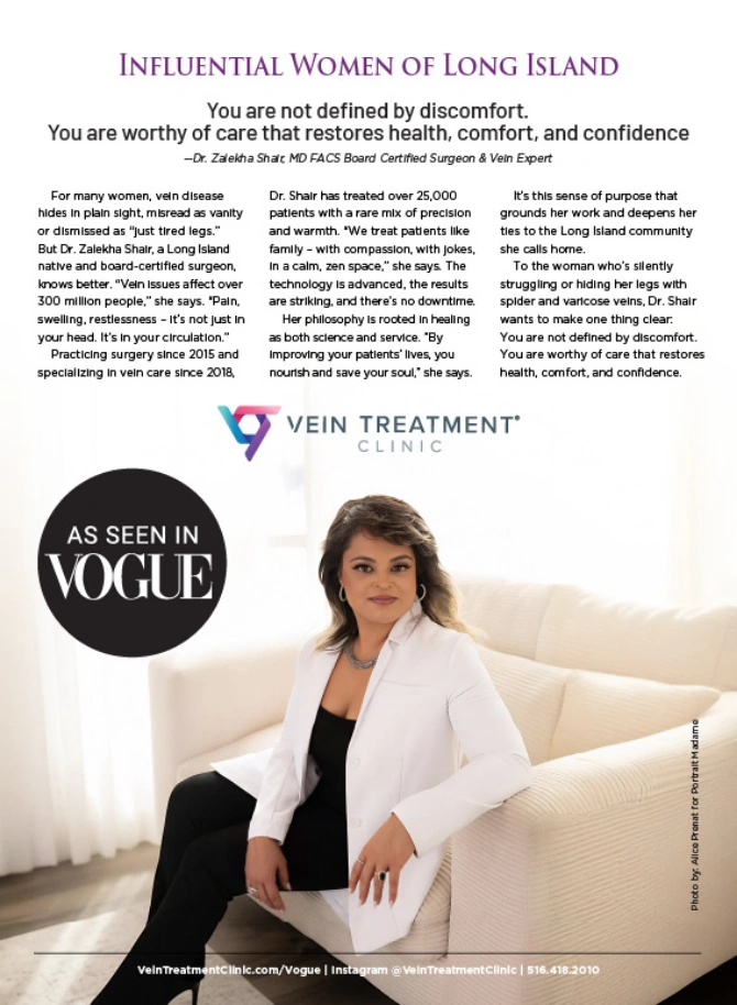 Dr. Zalekha Shair on Vogue Mobile Cover Dr. Zalekha Shair on Vogue Cover